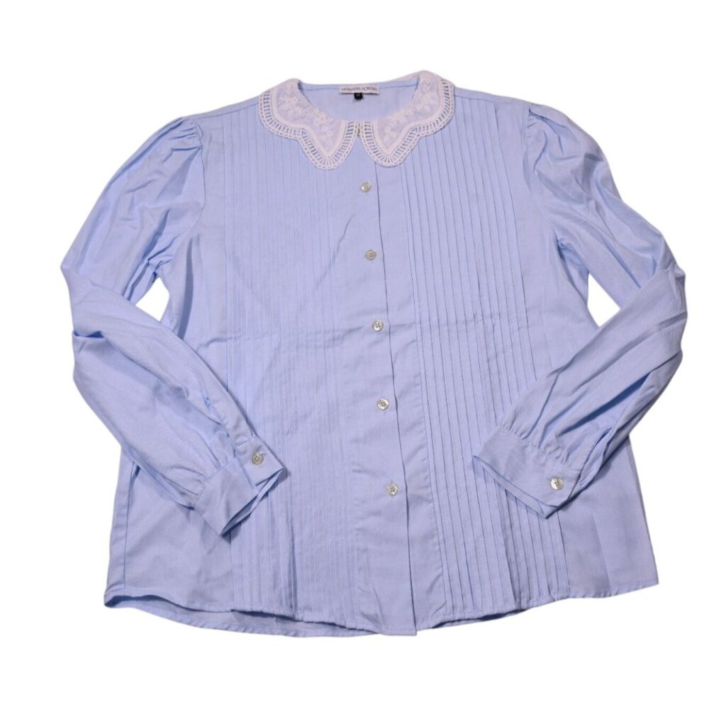 Maria de la Orden Bloom Shirt in Blue